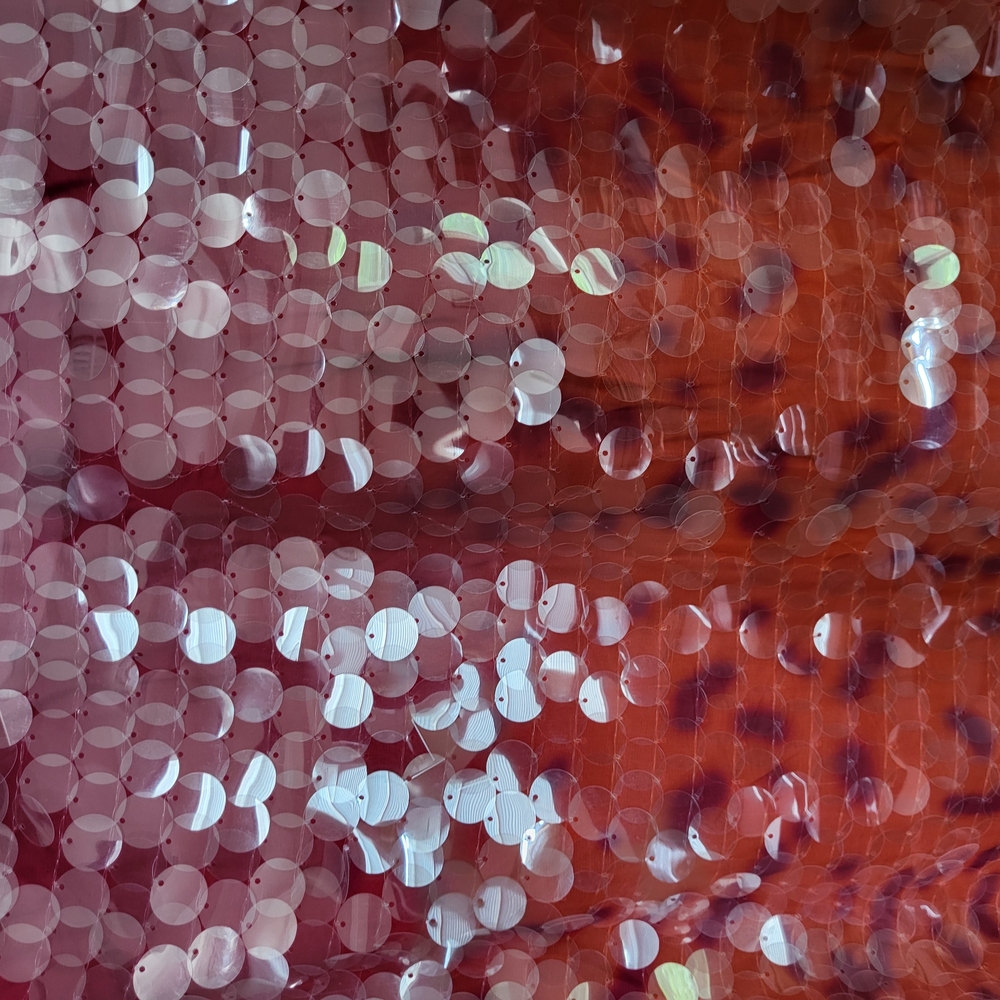 Ombre Sequin Plum, Orange, Pink And Yellow Suit - Picture 13 of 14